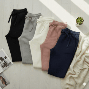 Let's be real, you live in your wide leg sweatpants 5 color pink Gray white black blue