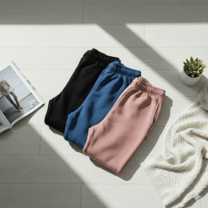 Let's be real, you live in your wide leg sweatpants color pink blue black