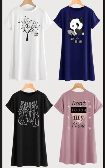 Pack of 4 T-shirt short sleeves