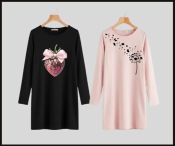 Full sleeve long t-shirt easy to wear easy to use Pack of 2