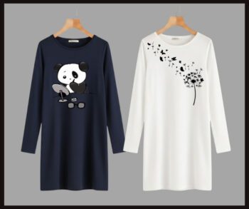 Full sleeve long t-shirt easy to wear easy to use Pack of 2