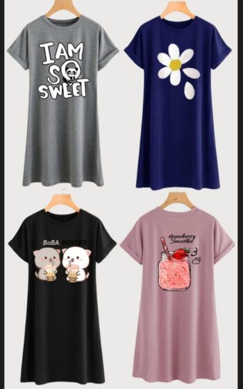 Pack of 4 T-shirt short sleeves