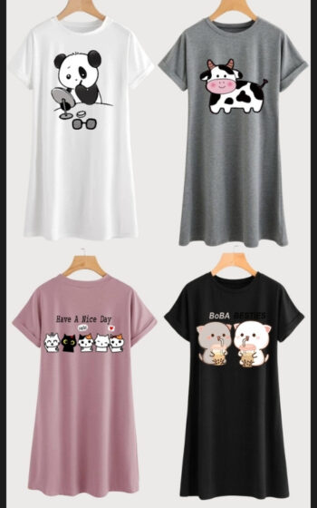 Pack of 4 T-shirt short sleeves