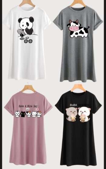 Pack of 4 T-shirt short sleeves