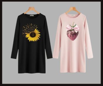 Full sleeve long t-shirt easy to wear easy to use Pack of 2