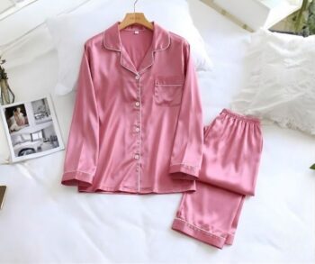 pink  silk suit in premium fabric for girls and woman
