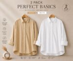 BUY ANY 2 WOMEN BUTTUN DOWN HIGH QUALITY SHIRTS