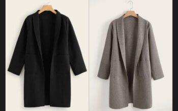 Pack of 2 – Women’s Long Coats color Gray & Black