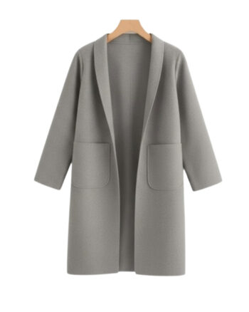 Pack of 1 – Women’s Long Coats color  Gray