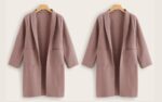 Pack of 2 – Women’s Long Coats color  2 same pink 