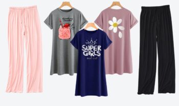 Pack of 3 T-shirt short sleeves with 2 Lose Trouser