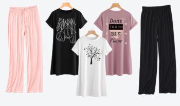 Pack of 3 T-shirt short sleeves with 2 lose Trouser