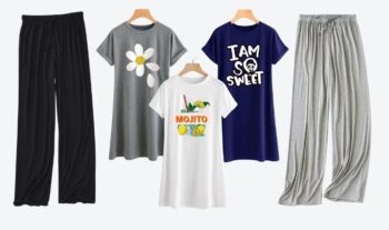Pack of 3 T-shirt short sleeves With 2 Trouser