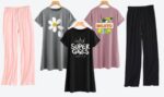 Pack of 3 T-shirt short sleeves & 2 Lose Trouser