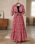 3-piece combo deal (1 Skirt + 1 Inner T-Shirt + 1 Button Down Shirt