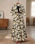 3-piece combo deal (1 Skirt + 1 Inner T-Shirt + 1 Button Down Shirt