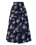 High Waisted Long Skirt for Women | Basic Color Collection | KSG World color printed