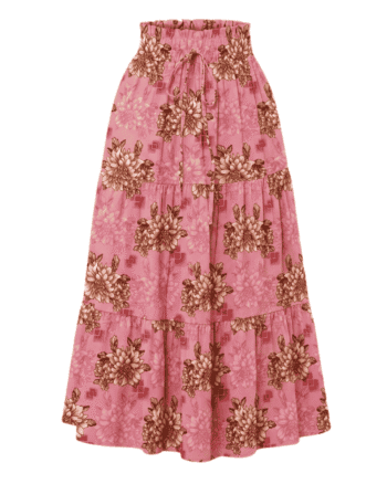 High Waisted Long Skirt for Women | Basic Color Collection | KSG World color printed (Copy) (Copy)