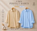 BUY ANY 2 WOMEN BUTTUN DOWN HIGH QUALITY SHIRTS