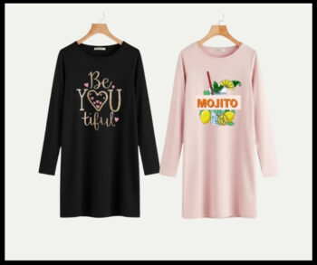 Full sleeve long t-shirt easy to wear easy to use Pack of 2