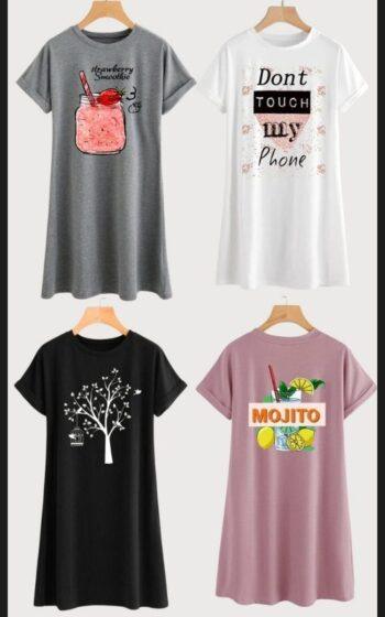Pack of 4 T-shirt short sleeves