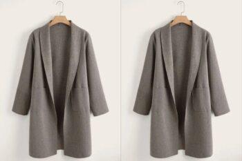 Pack of 2 – Women’s Long Coats color  2 same Gray