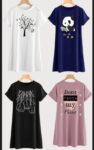 Pack of 4 T-shirt short sleeves