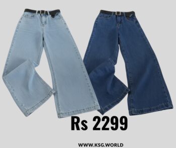 Premium Wide Leg Denim | High-Quality Jeans | KSG World