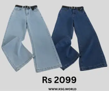 Premium Wide Leg Denim | High-Quality Jeans | KSG World