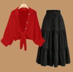 red black
