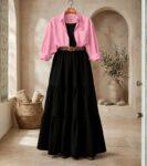 3-piece combo deal (1 Skirt + 1 Inner T-Shirt + 1 Button Down Shirt