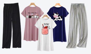 Pack of 3 T-shirt short sleeves with 2 trouser