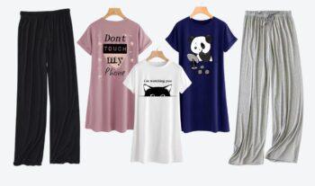 Pack of 3 T-shirt short sleeves with 2 trouser