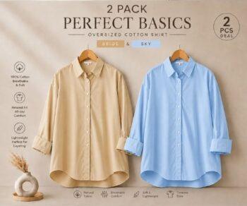 BUY ANY 2 WOMEN BUTTUN DOWN HIGH QUALITY SHIRTS